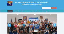 Desktop Screenshot of district17dems.org